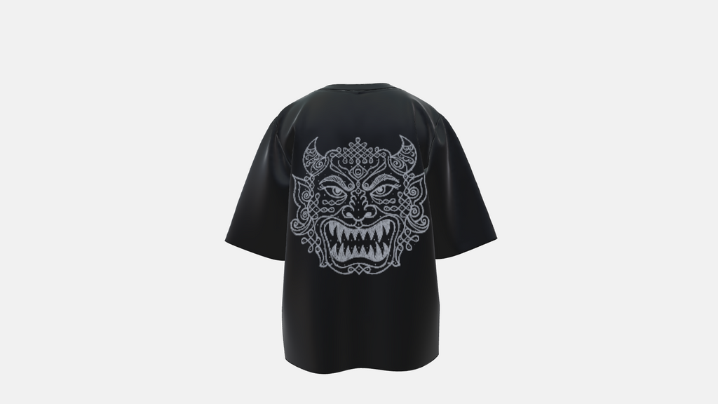 kali kolam oversized tee ( ACID WASH )