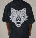 wolf kolam oversized tee ( ACID WASH )